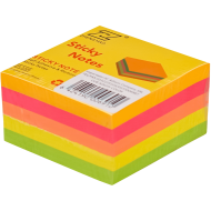 Notes adeziv 76x76 mm, post-it, cub multicolor, 500 file/set